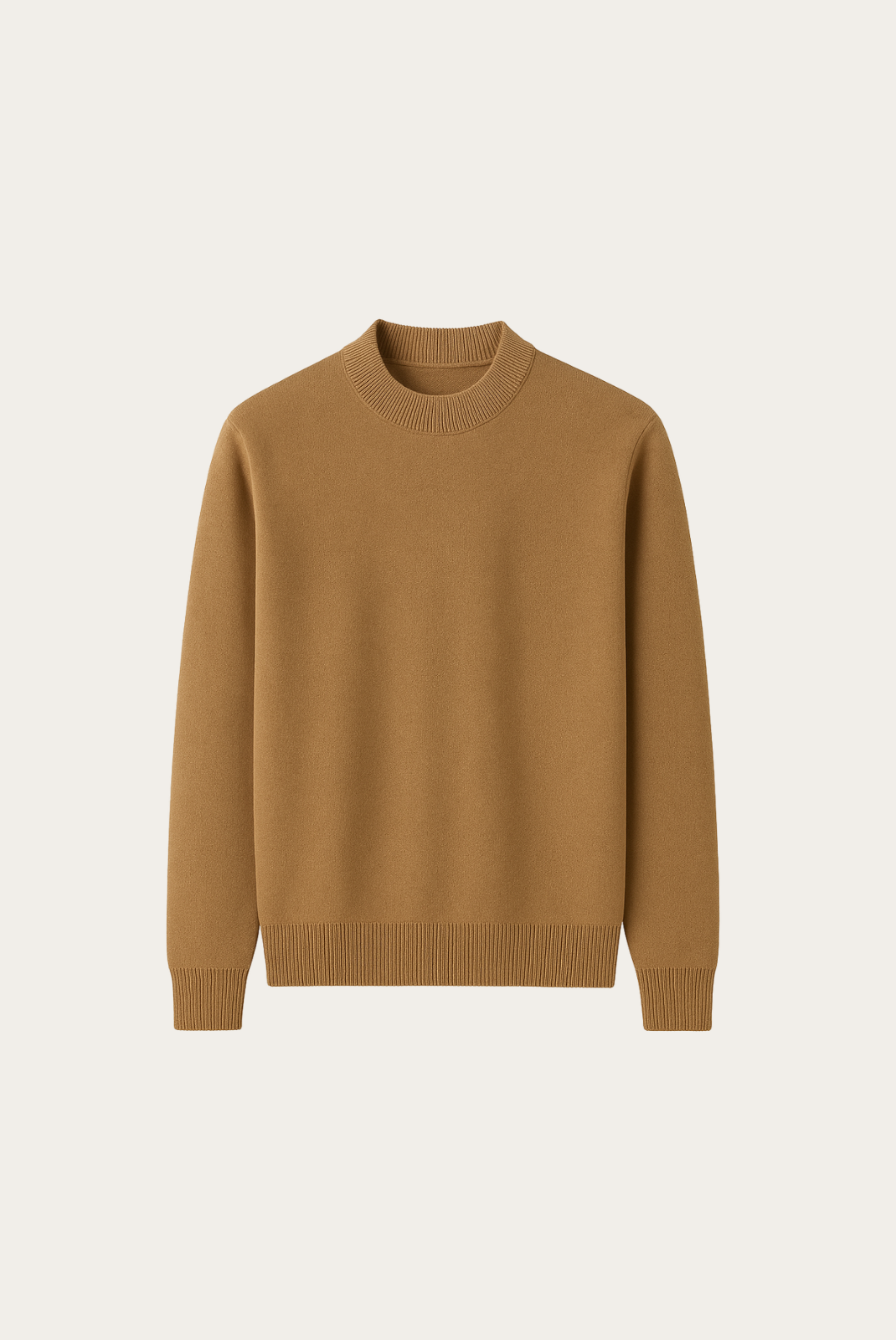 Brown Wool Crewneck