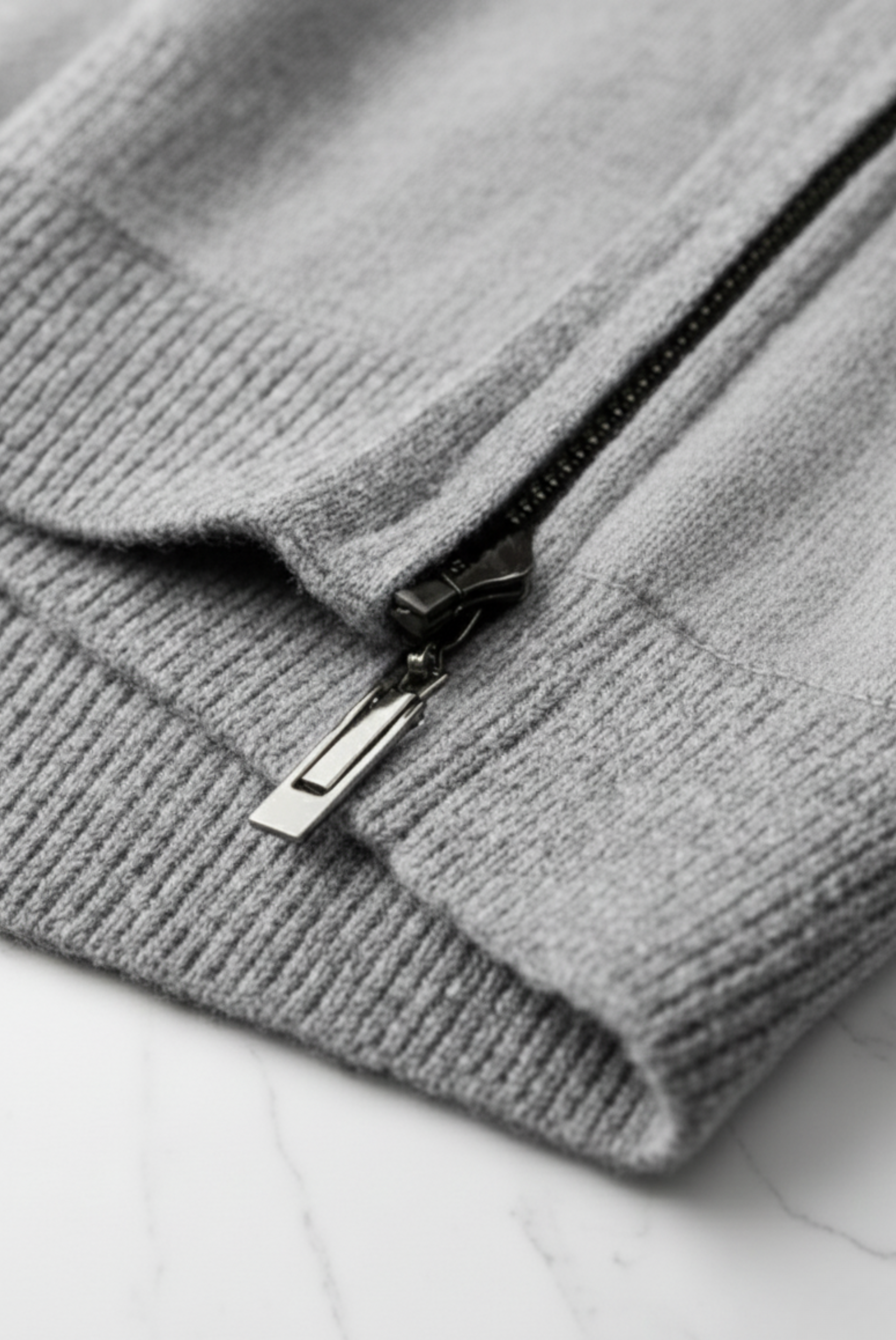Light Grey Premium Cashmere Vest