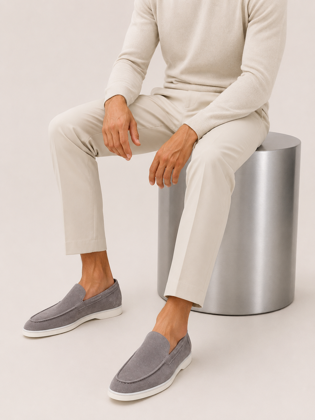 Classic  Moreno Loafer Light Grey