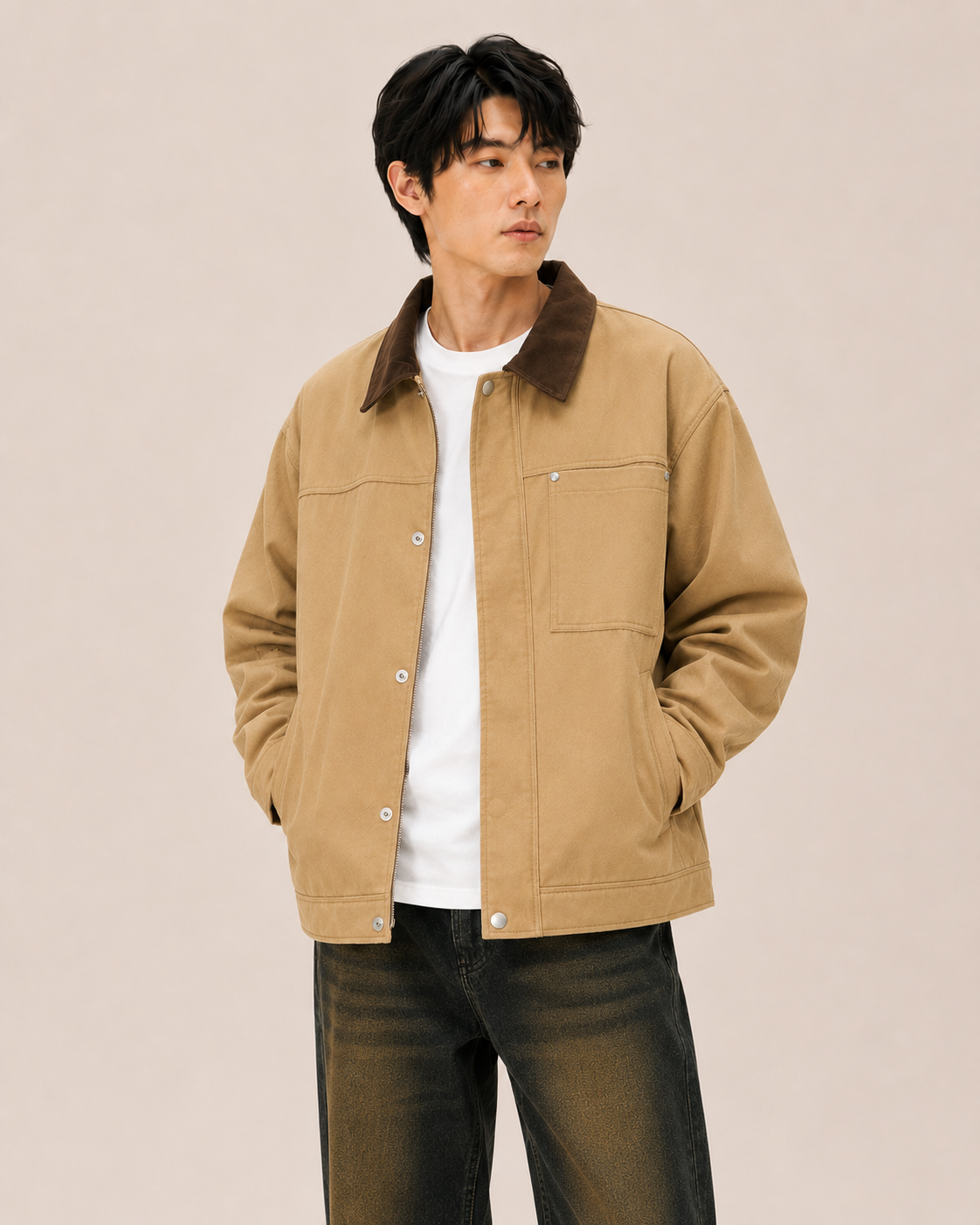 Khaki Dune Workwear Jacket