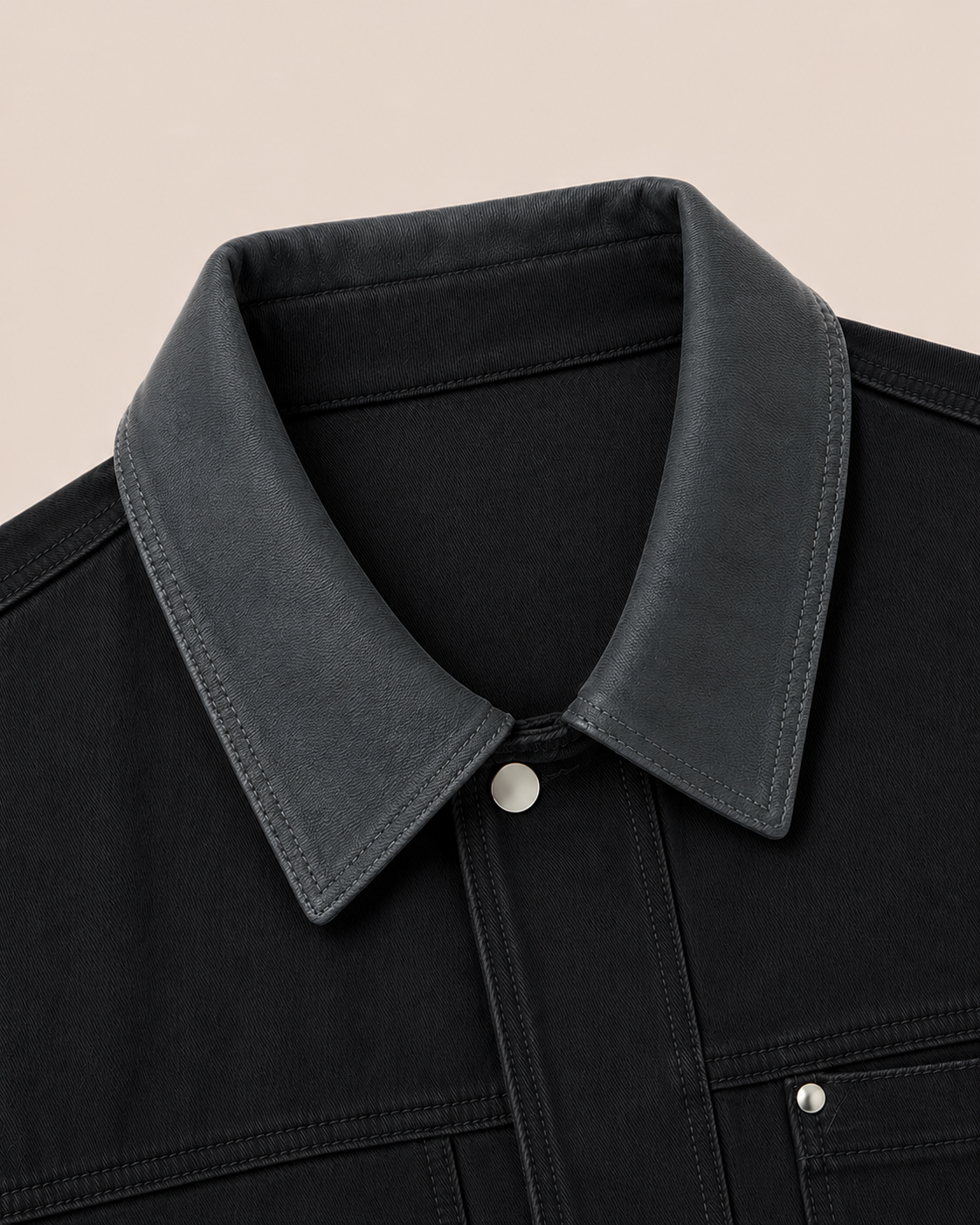 Black Nocturne Workwear Jacket