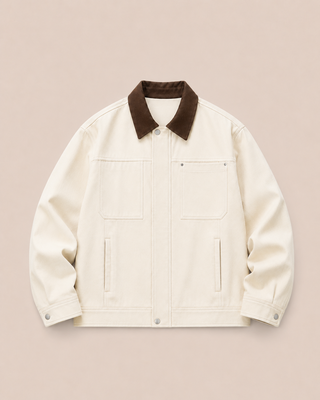 Cream Sable Workwear Jacket