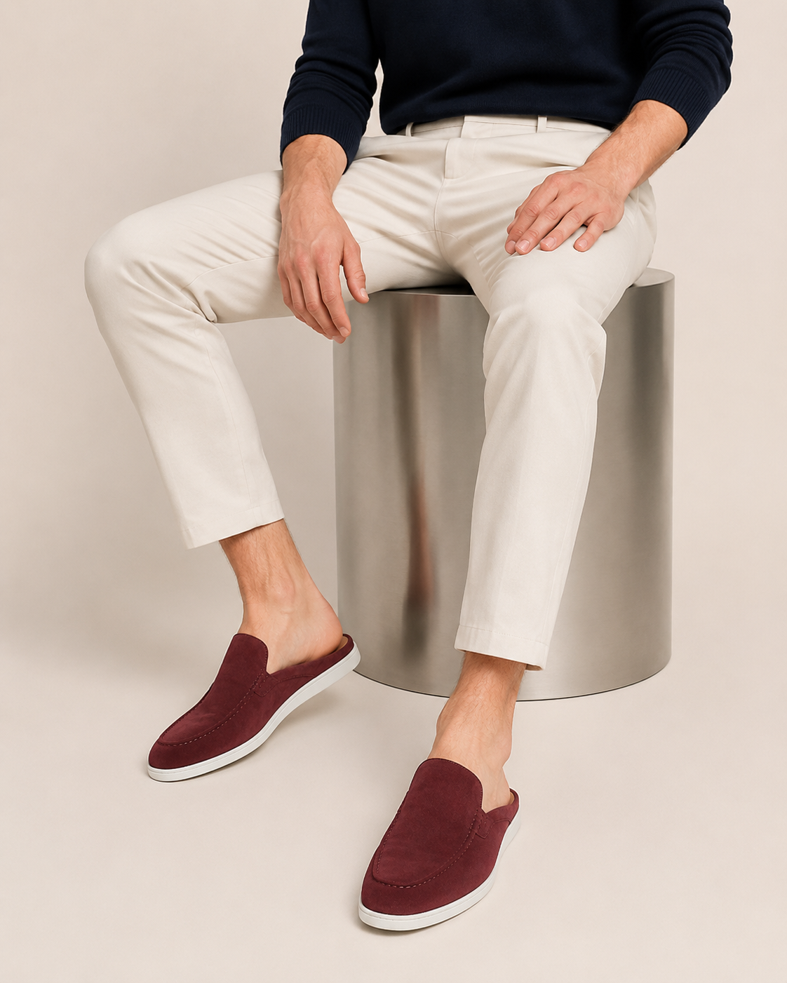 Bordeaux Moreno Mule Burgundy