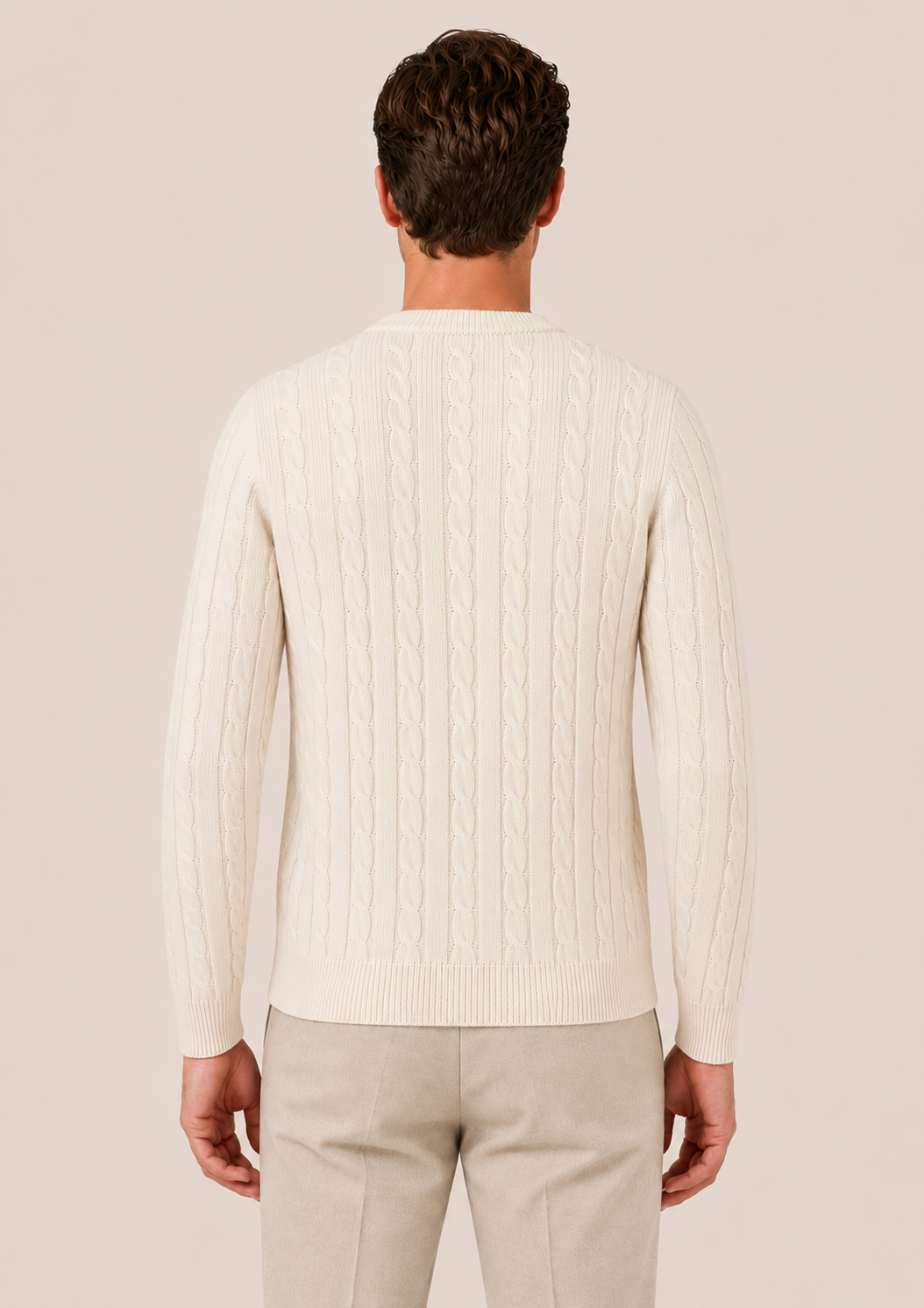 Ivory Tresse Crewneck