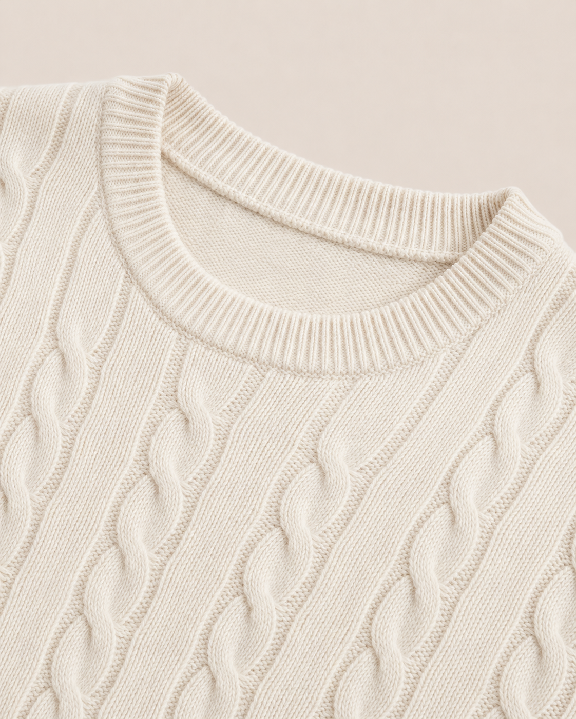 Ivory Tresse Crewneck
