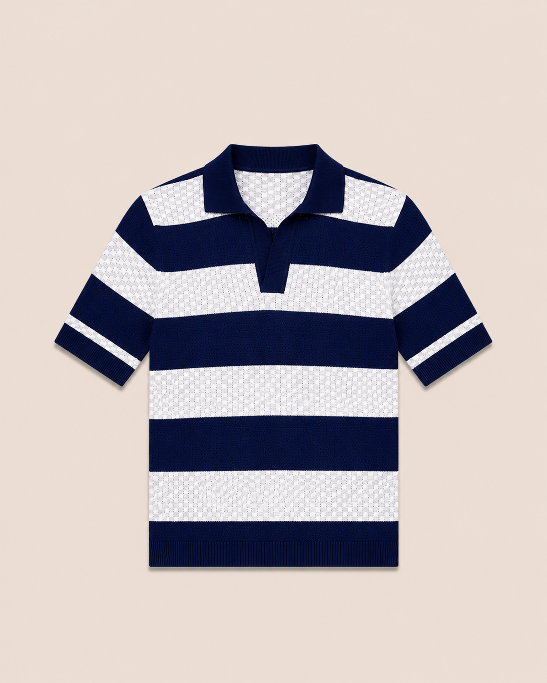 Navy Mistral Knit Polo