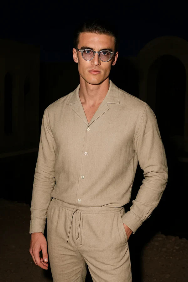 Oatmeal Linen Shirt