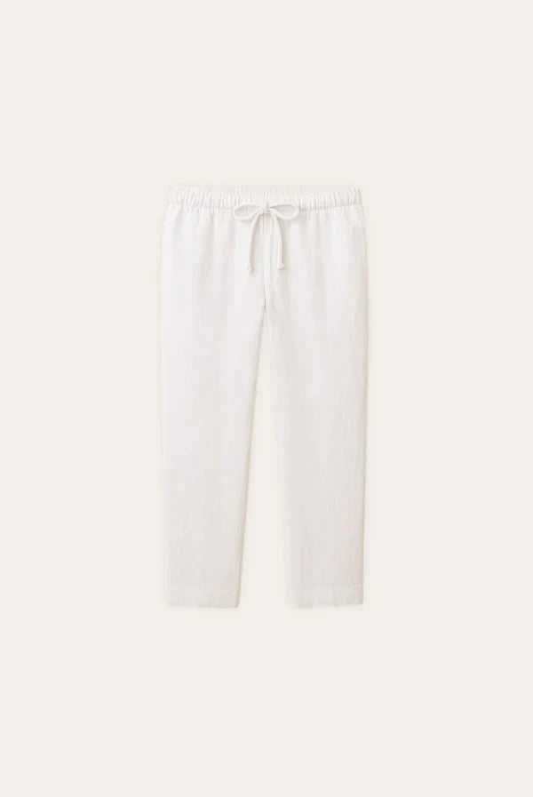 White Linen Trouser
