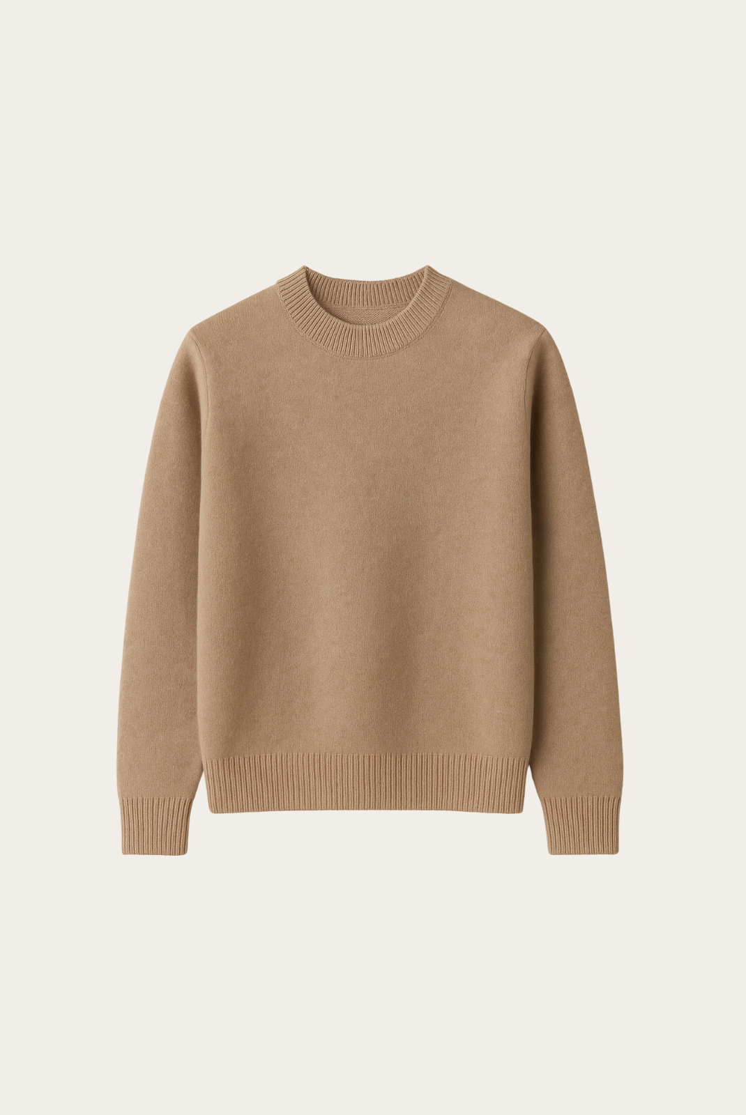 Camel Cashmere Crewneck
