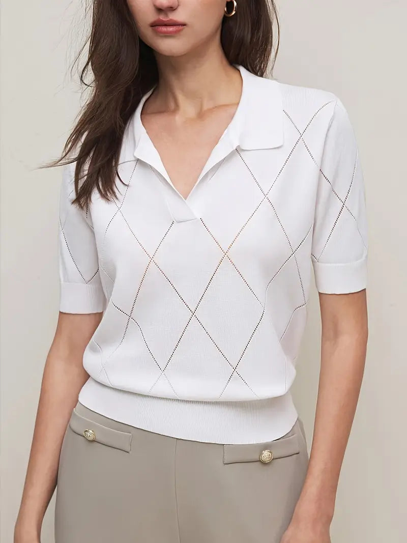 Casual Squared Elegant Women T-Shirt