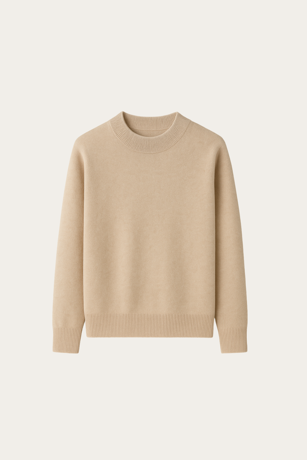 Creme Cashmere Crewneck