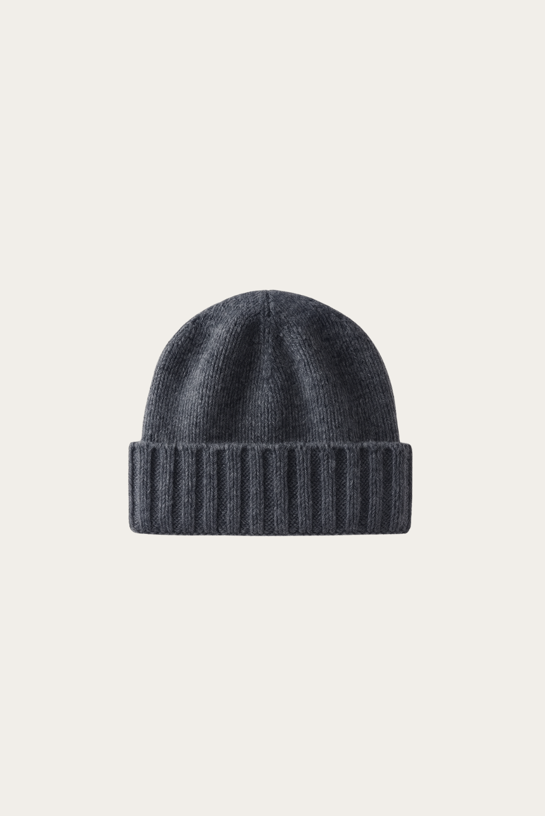 Dark Grey Premium Cashmere Beanie