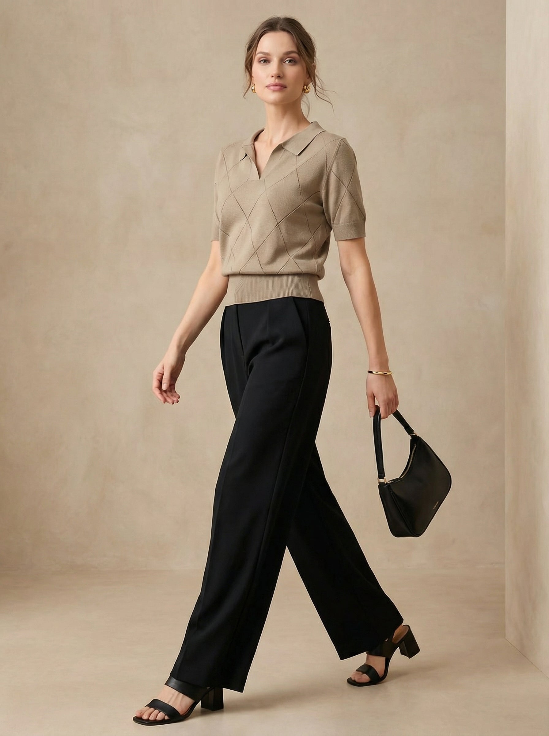 Casual Squared Elegant Women T-Shirt
