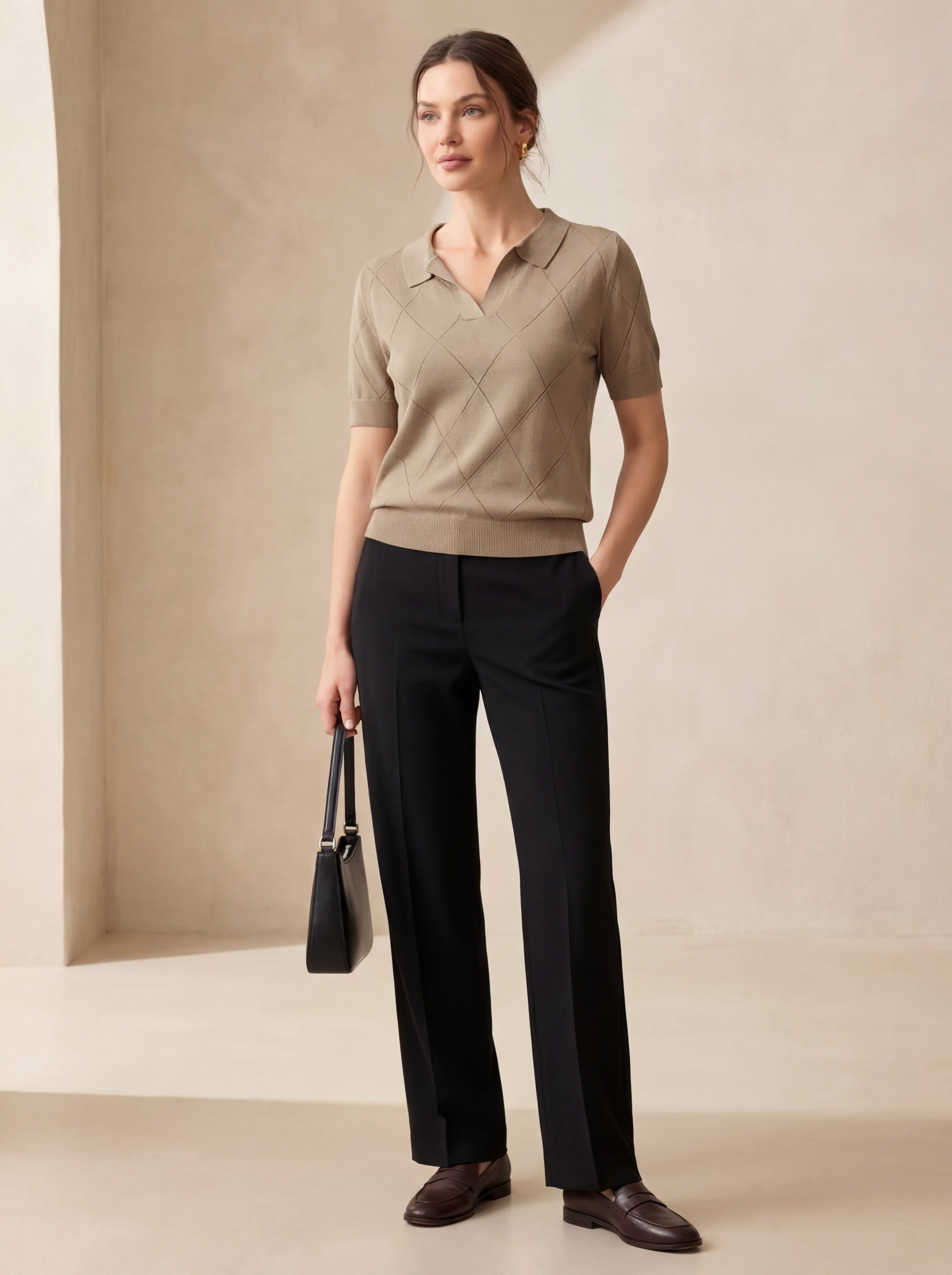 Casual Squared Elegant Women T-Shirt